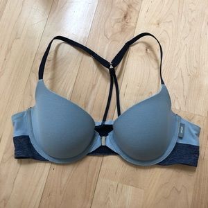 Aries two-toned razer back bra 34B